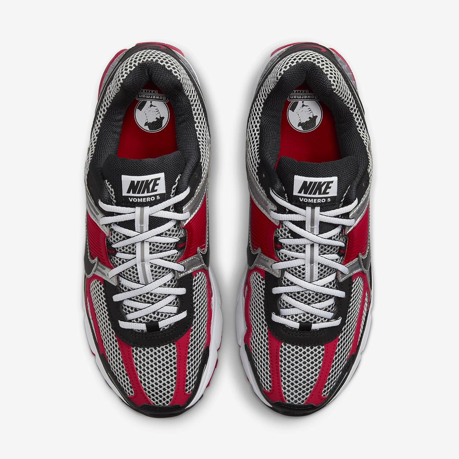 Мужские кроссовки Nike Zoom Vomero 5, черный/красный — фото 4