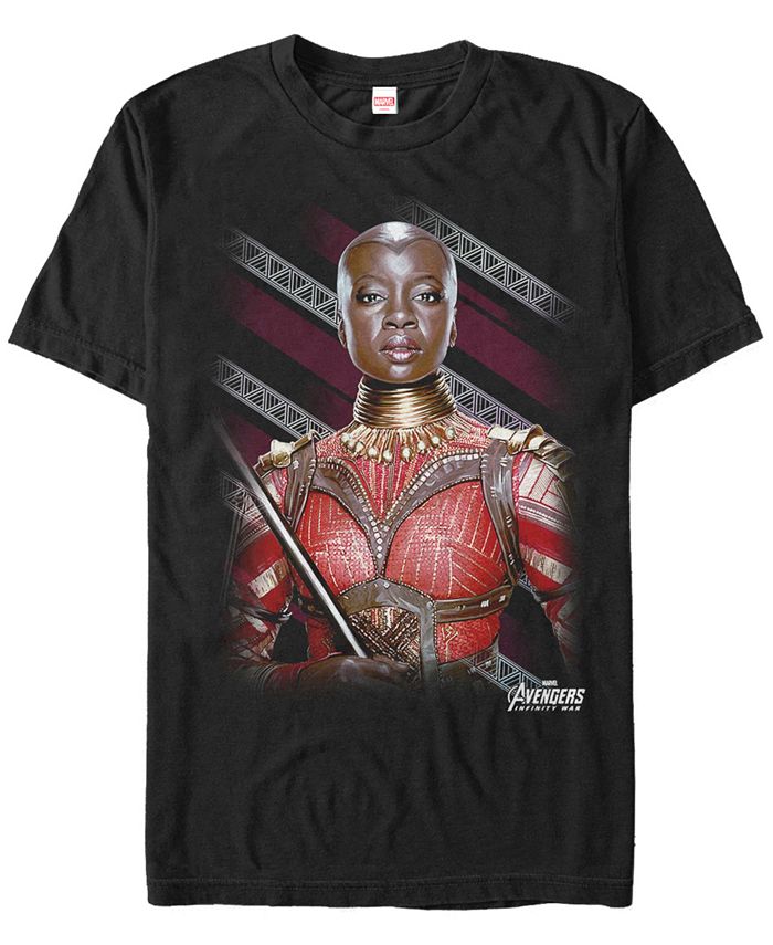 

Мужская футболка Marvel The Avengers Infinity War Okoye Wakanda's Finest Warrior с короткими рукавами Fifth Sun, черный