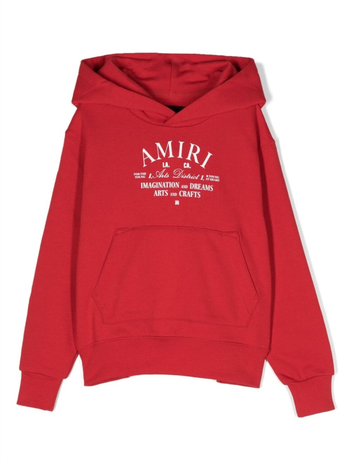 

AMIRI KIDS худи Arts District с логотипом, красный
