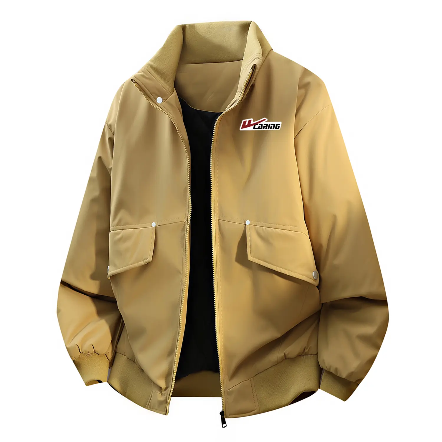 

Пуховик женский Lapel утепленный WARRIOR, ginger желтый (diy badge)