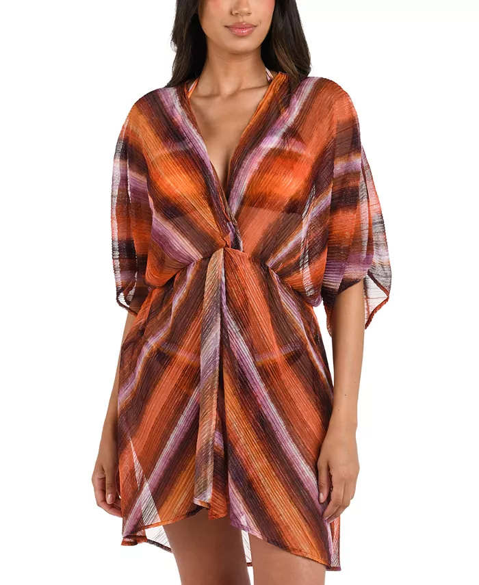 

Женское платье-накидка Horizon Twist Wrap Cover-Up La Blanca, мультиколор