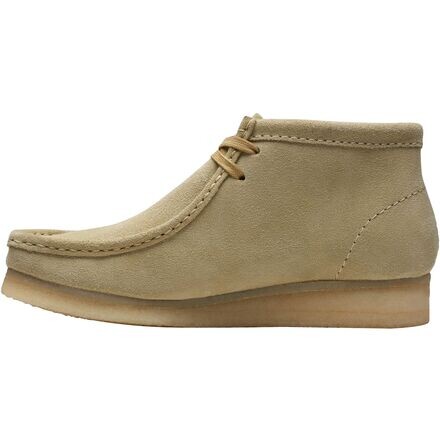 Ботинки Clarks Wallabee женские замшевые, песочный — фото 2