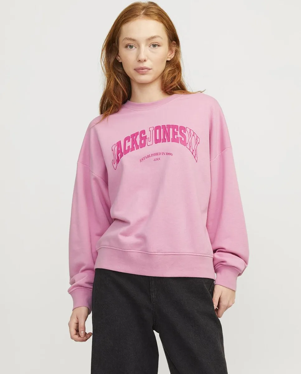 

Женская толстовка с принтом Jack & Jones, розовый