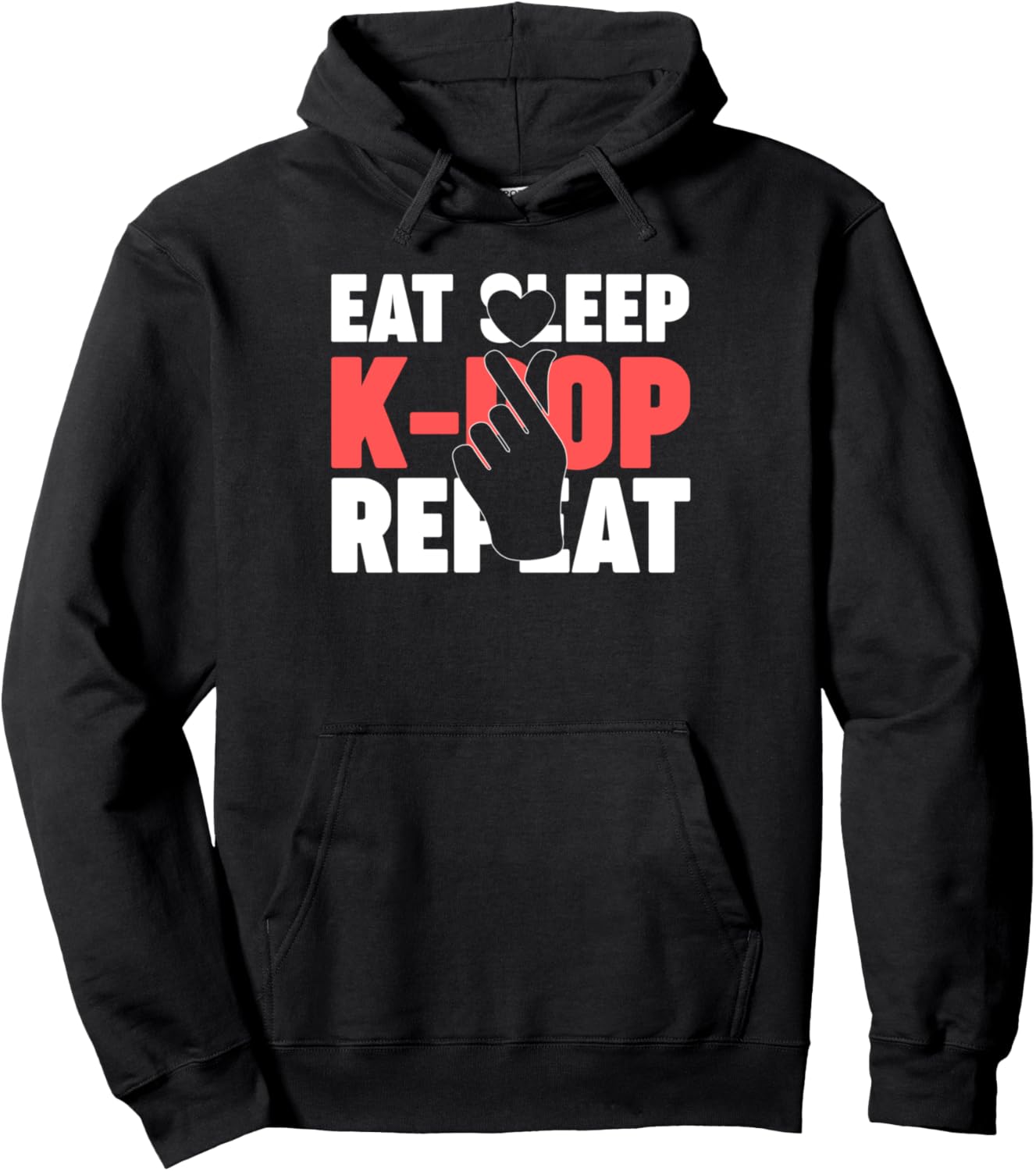 

Есть спать k-pop повторять корейская толстовка K-Pop Merch & K-Pop Merchandise Gifts, черный