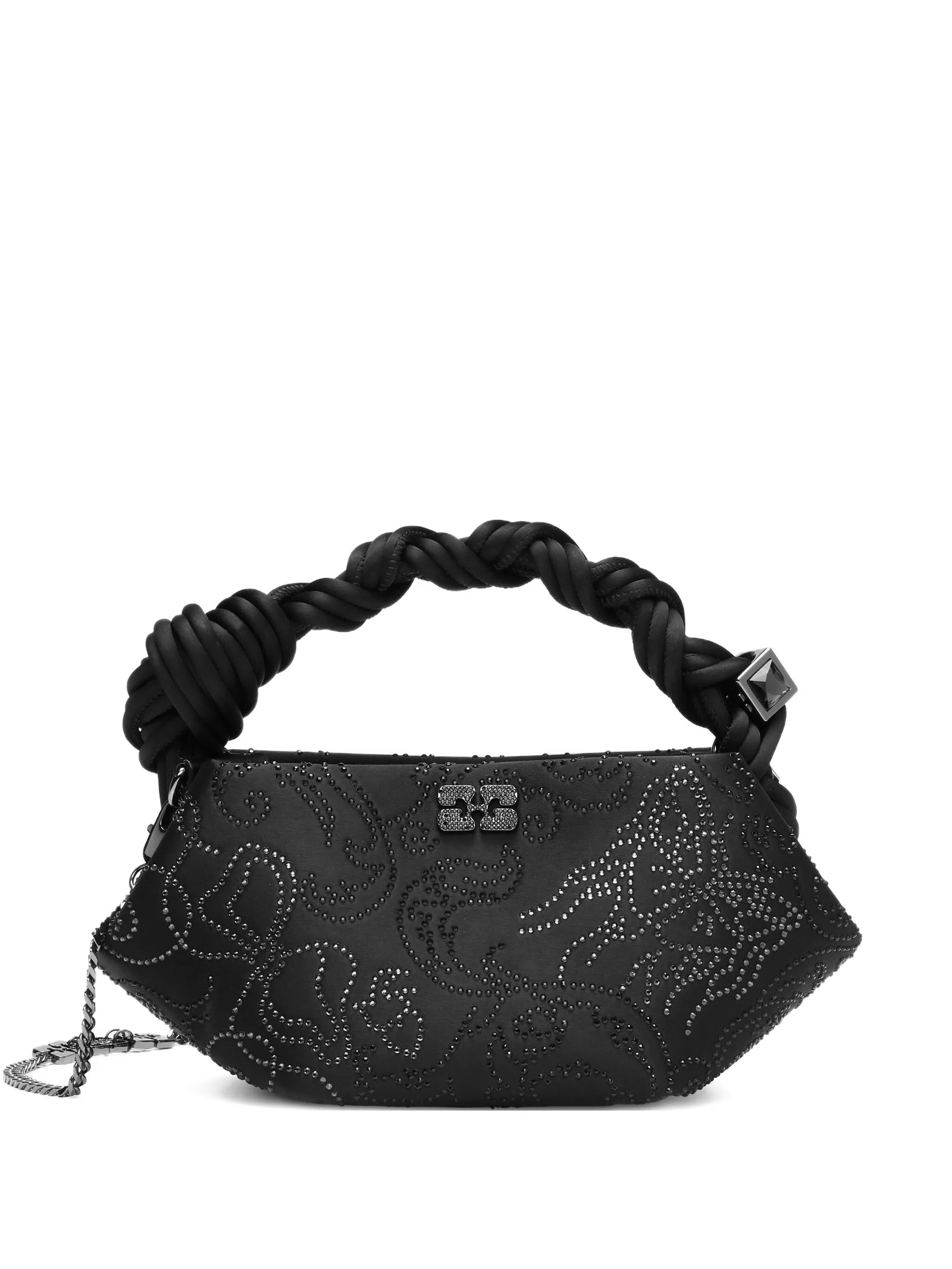 

Маленькая сумка-тоут Bou Ganni, черный