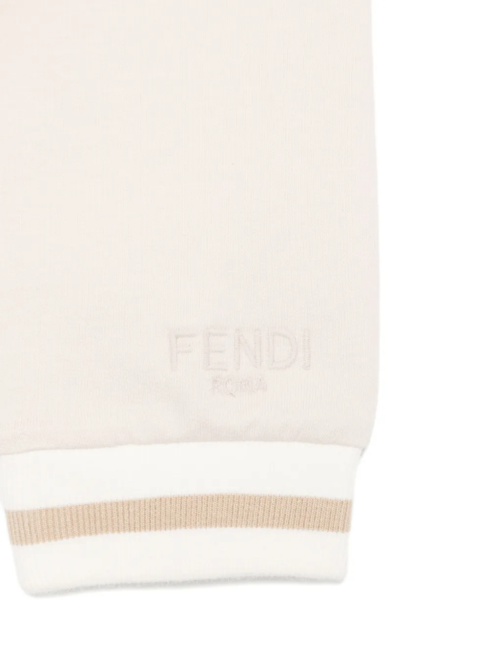Спортивные брюки с ребристыми манжетами FENDI KIDS — фото 2