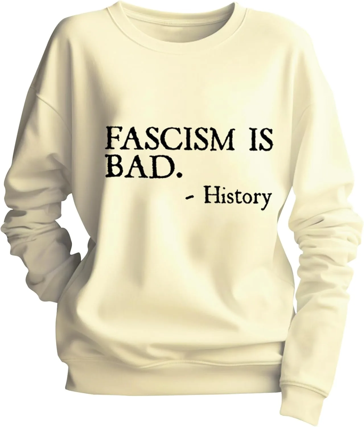 

Толстовка с надписью "Fascism is Bad" Yuisi Doxn