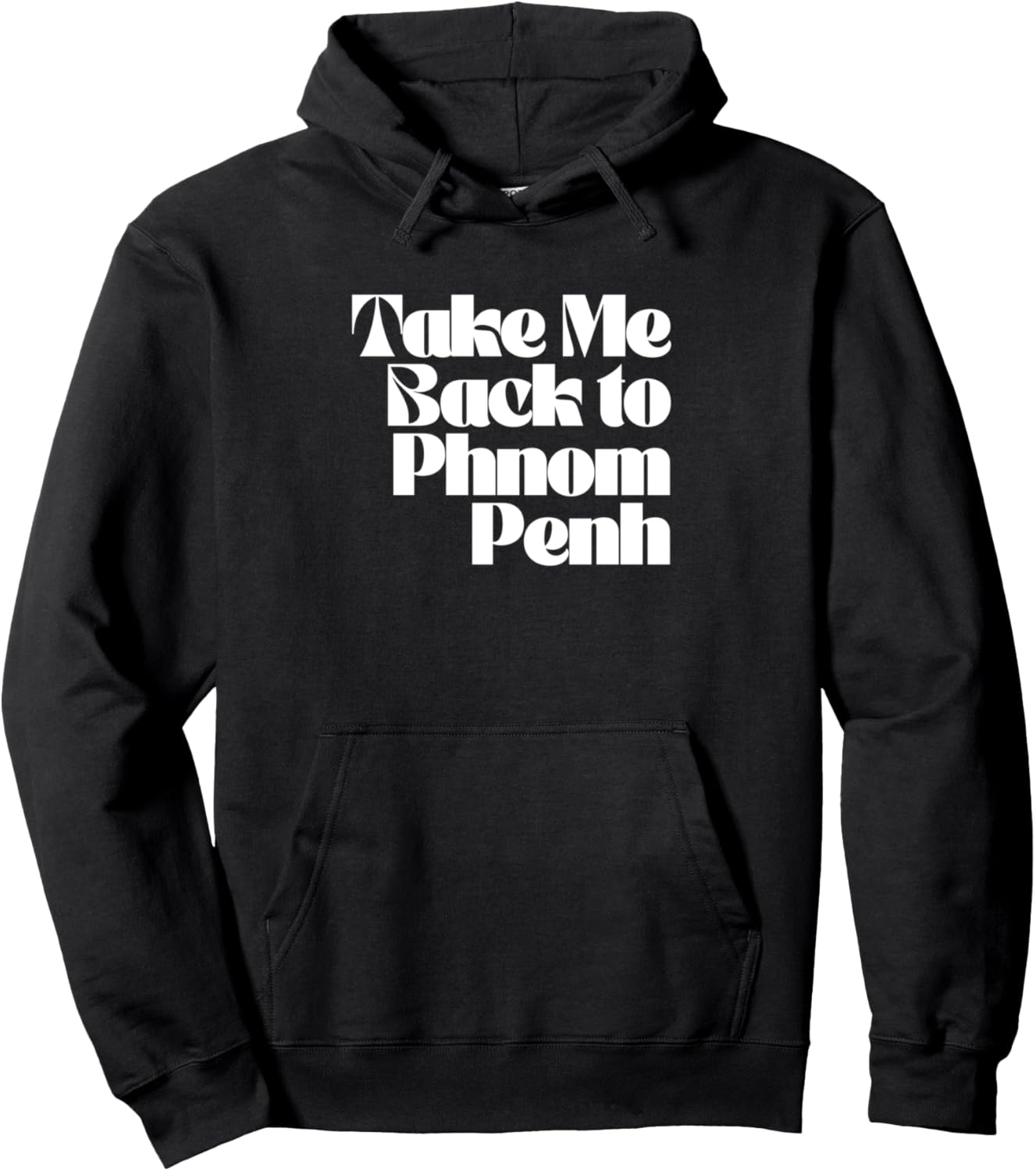 

Толстовка с надписью «Верни меня в Пномпень: весенние каникулы, медовый месяц» Honeymoon Vacation Souvenirs From Phnom Penh Co., черный