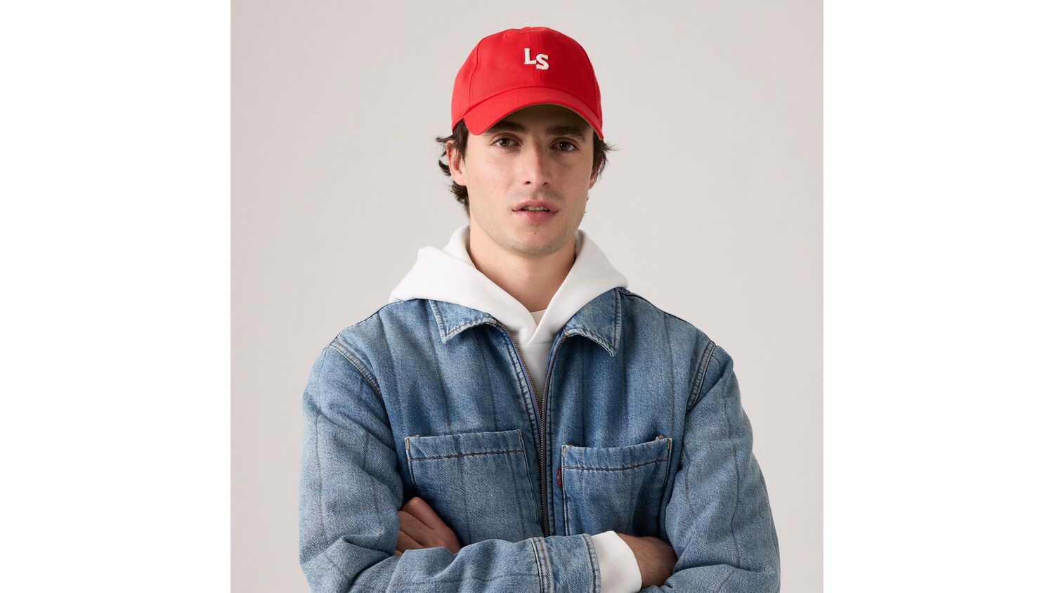 

Кепка с монограммой Levi's, Mars Red - Red