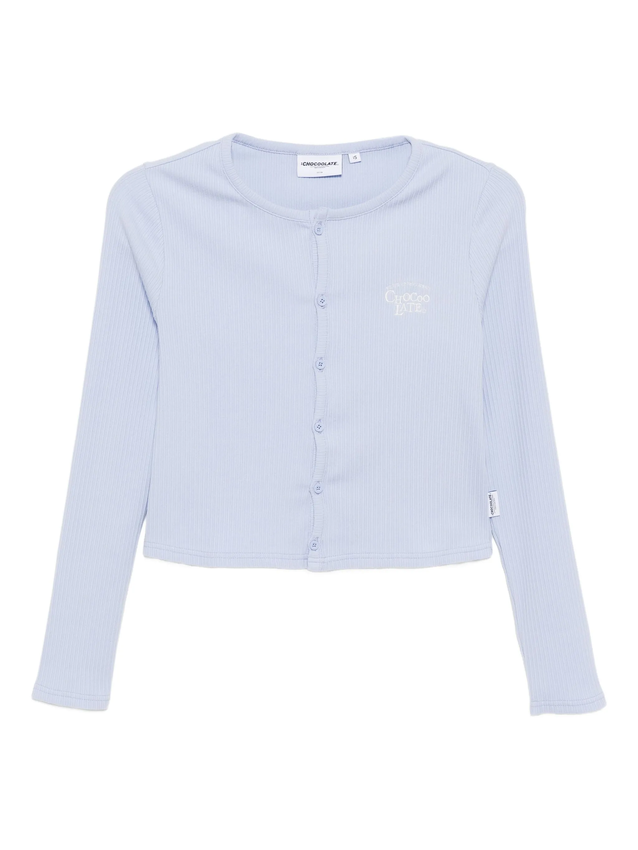 

Топ с вышитым логотипом Chocoolate, синий