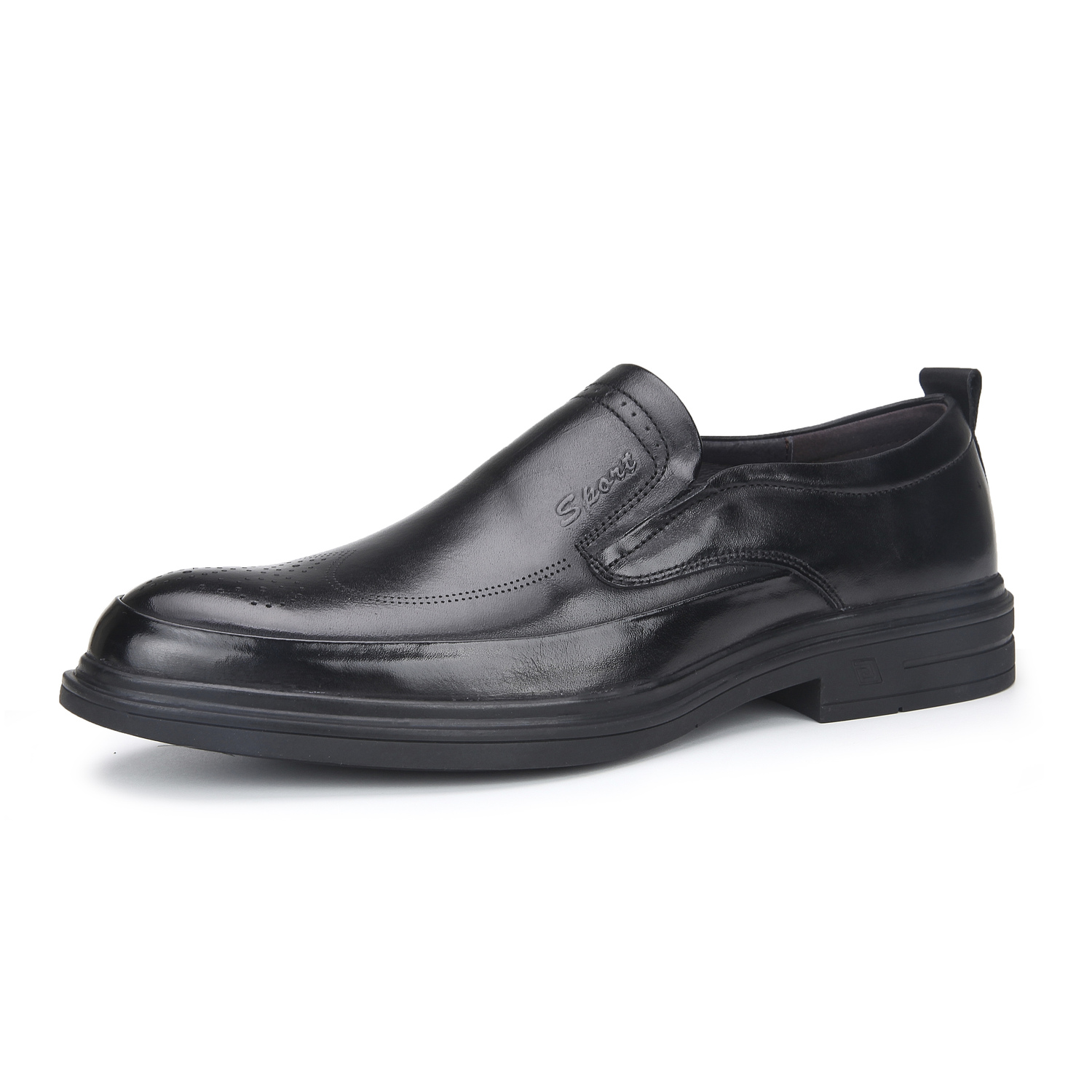 

SHUPATE Мужские черные туфли-лодочки, цвет Black Slip-on