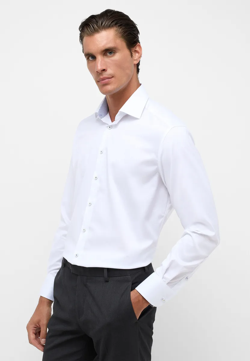 

Рубашка Eterna с длинными рукавами "COMFORT FIT", белый