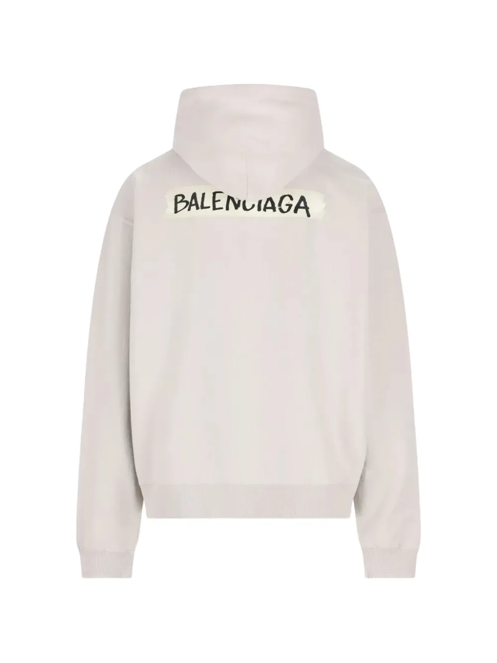Толстовка на молнии "Грязно-белая" Balenciaga, бежевый — фото 2