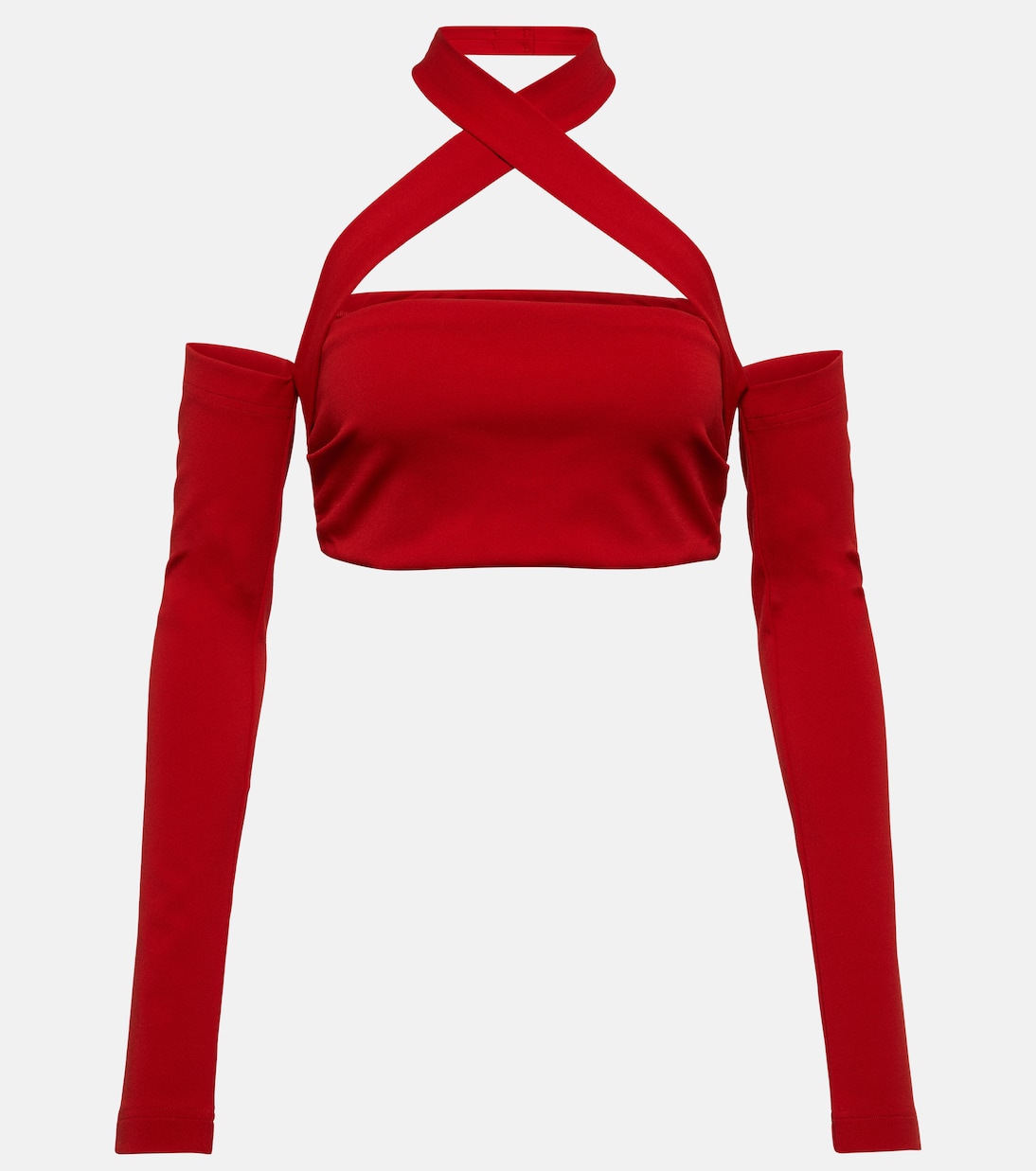 

Укороченный топ с халтернеем Dolce&Gabbana, Bright Red