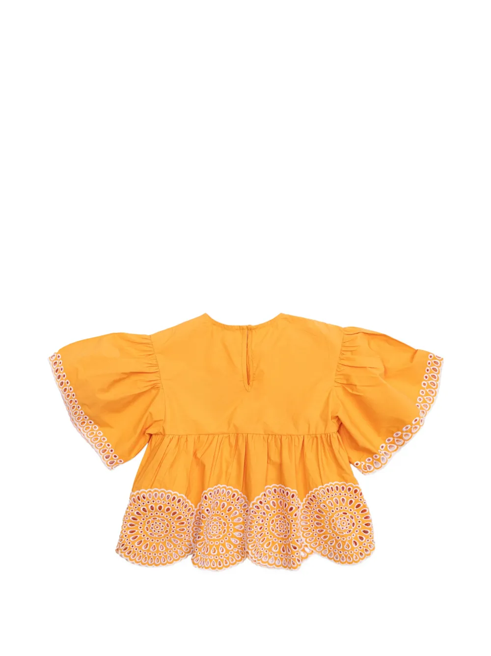 Вышитая блузка Stella Mccartney Kids, оранжевый — фото 2