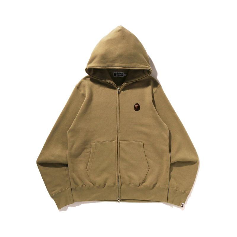 

Толстовка Bape One Point Full Zip A BATHING APE, Black BKX