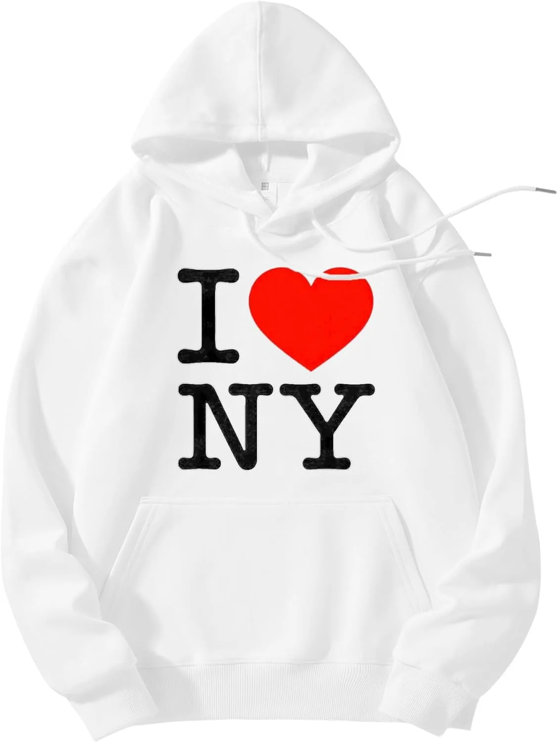 

Толстовка VETALLO с капюшоном и принтом I Love NY