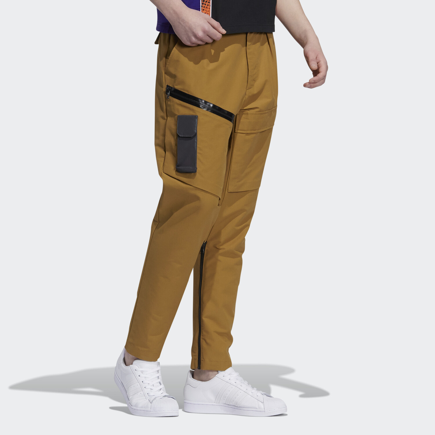Брюки-карго PREMIUM WOVEN мужские оранжевые Adidas Originals, оранжевый — фото 3