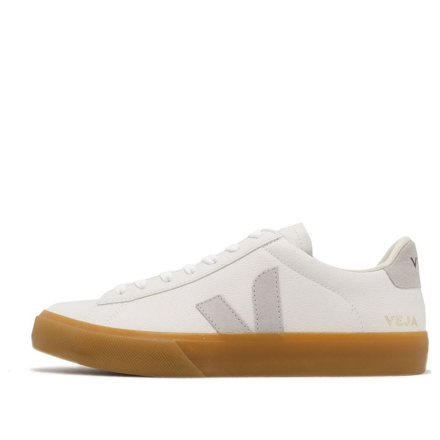 

Кроссовки Veja Campo Chromefree Lace-Up Sneakers 'White Natural Brown', белый