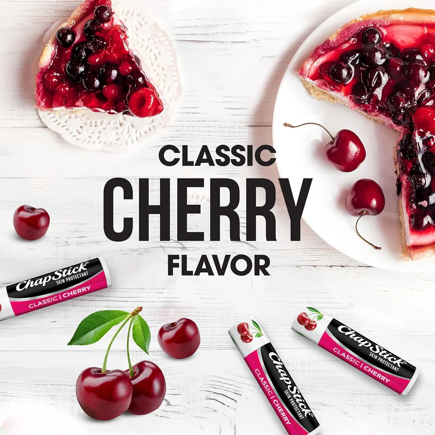 Бальзам для губ ChapStick Classic со вкусом вишни, 4.25 г Chapstick — фото 3