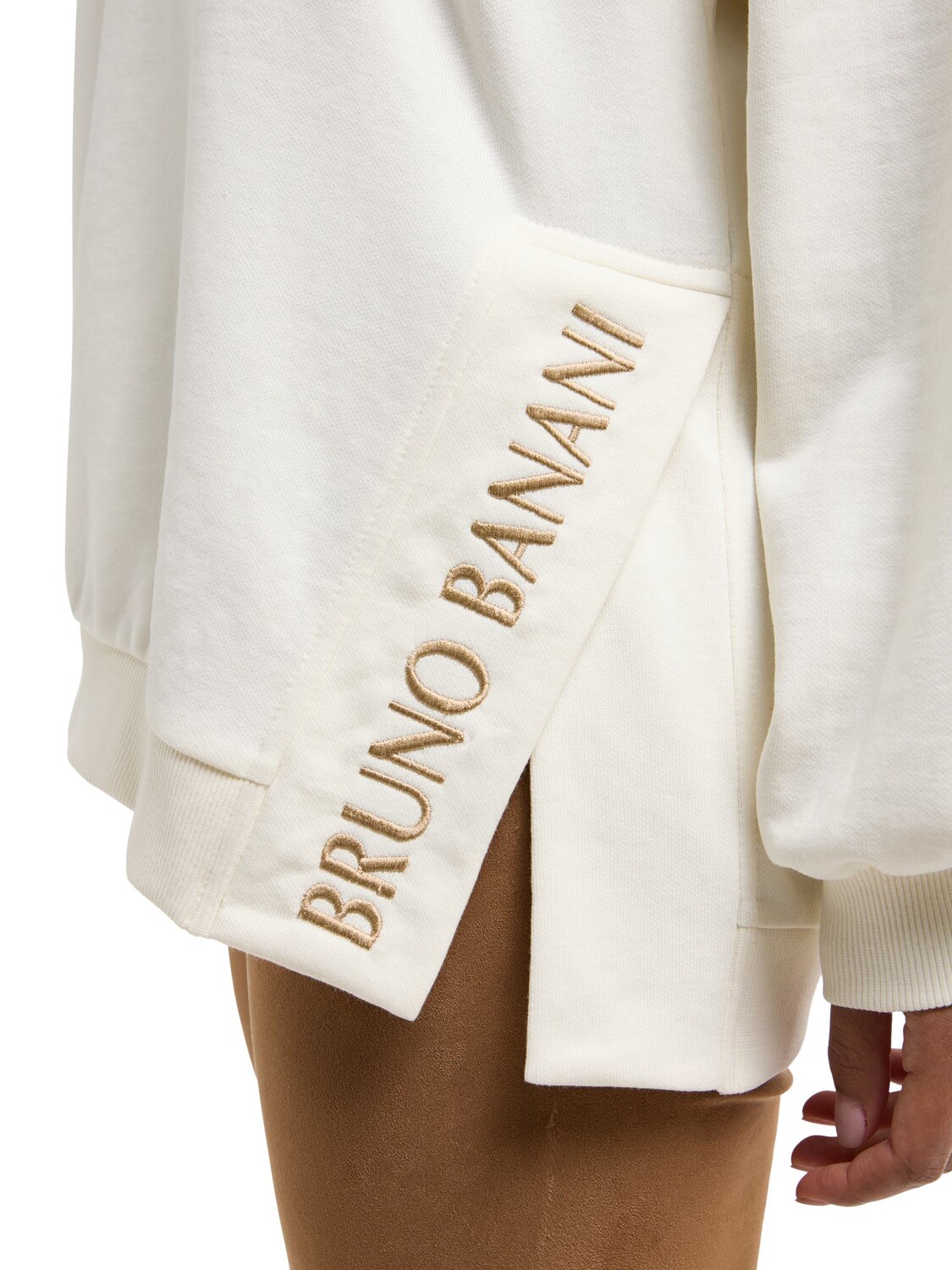 

Толстовка Bruno Banani Hoodie ohne Reißverschluss CASTANEDA, экрю