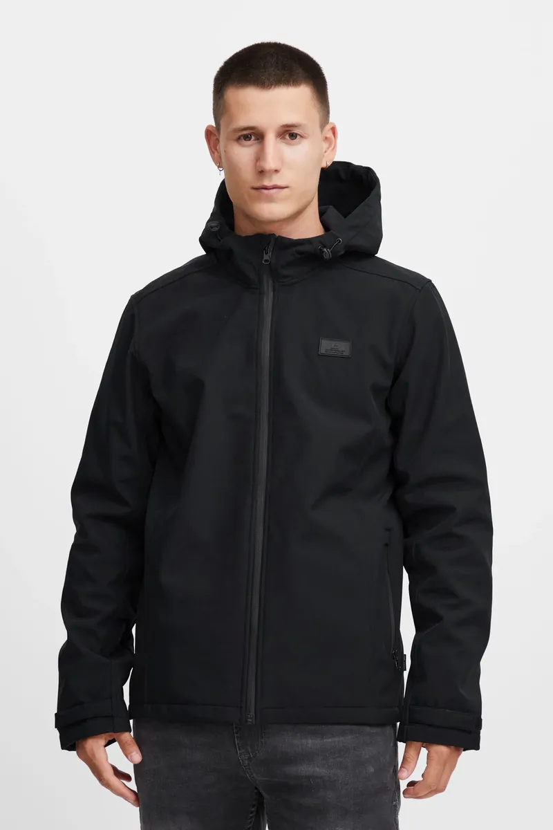 

Куртка из софтшелла из смеси "BLEND BHOuterwear" с капюшоном, черный