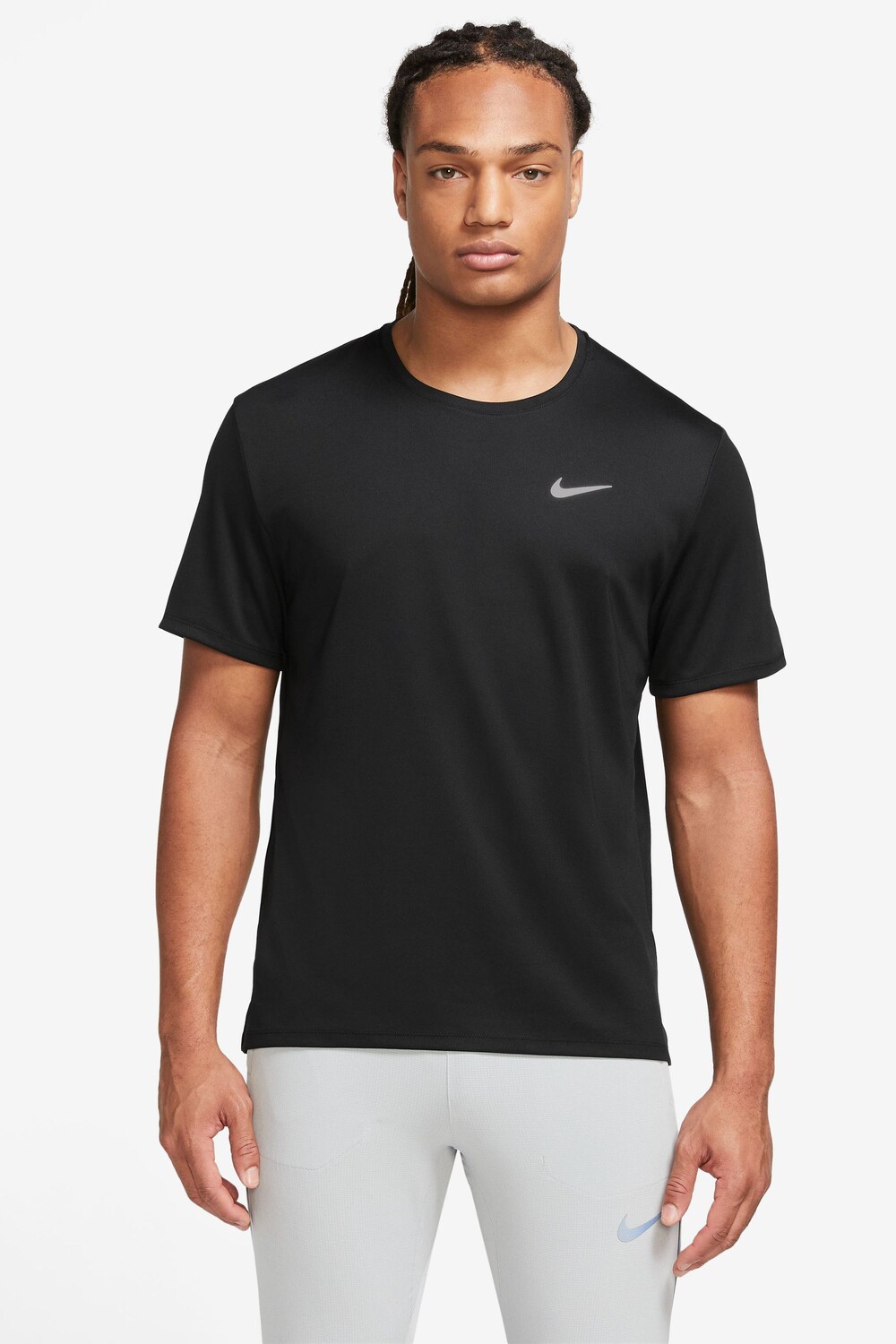 

Беговая футболка Dri-FIT Miler Nike, черный