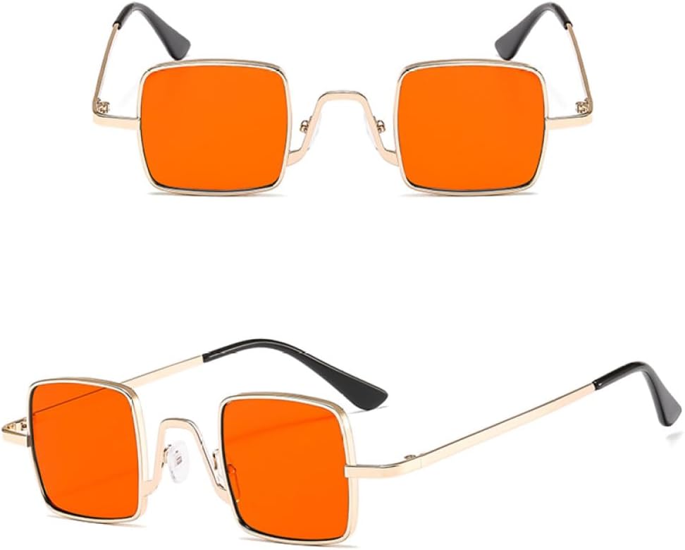 

Винтажные солнцезащитные очки для женщин и мужчин, маленькая металлическая оправа, красные солнцезащитные очки, женские очки для вождения, защита от ультрафиолета UV400 LANGSER, 3