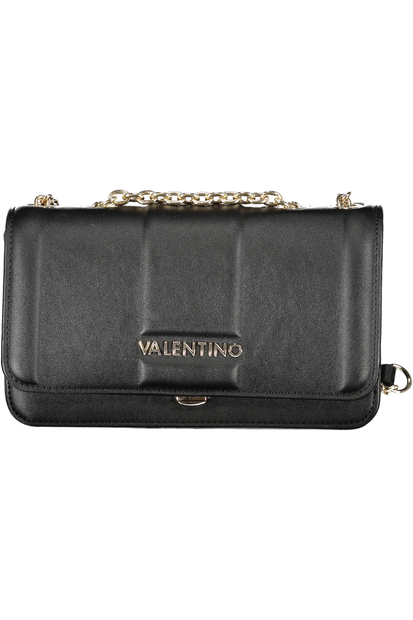

Сумка женская Valentino с застежкой на кнопке, черный / золотой