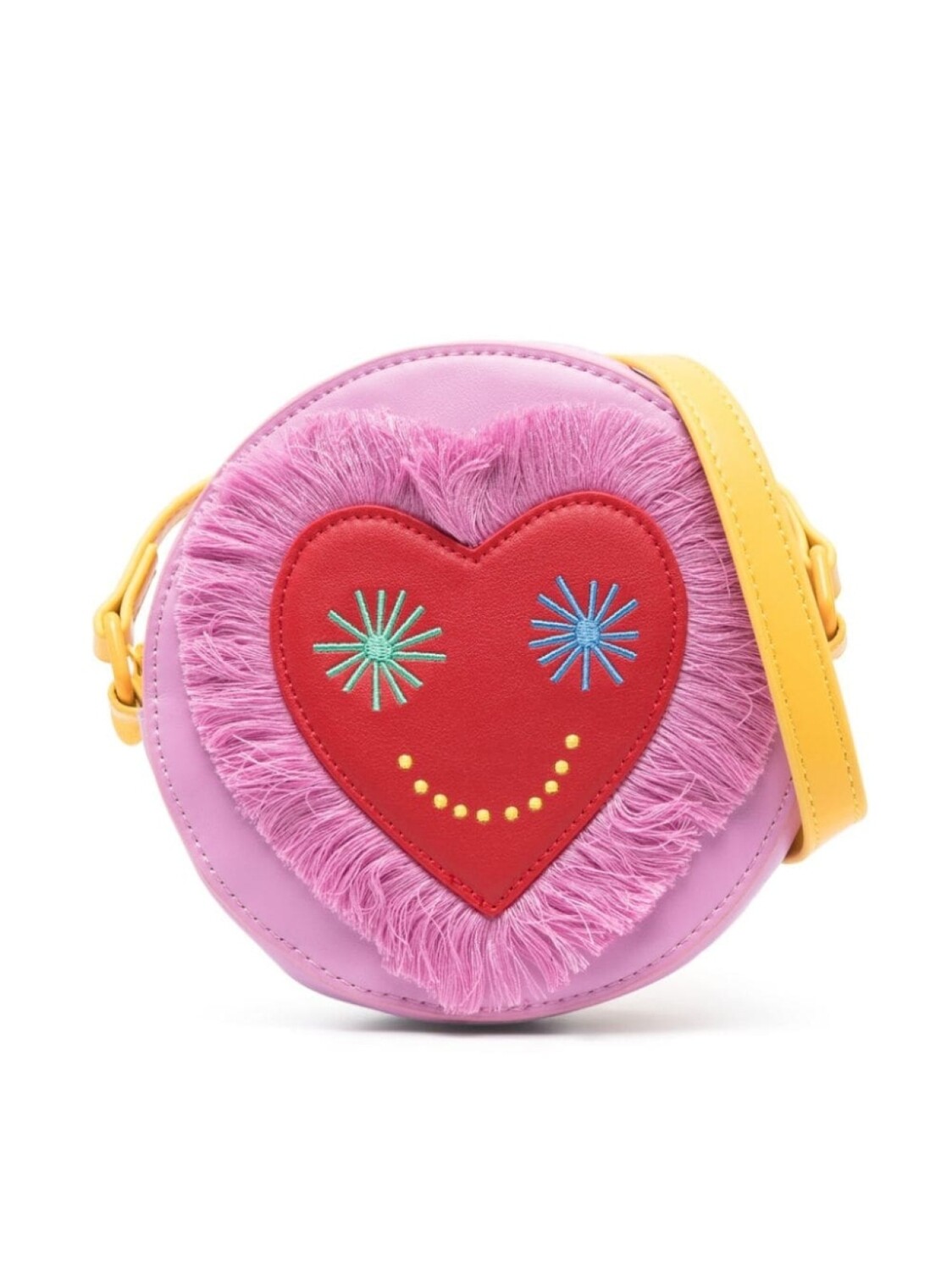 

Stella McCartney Kids сумка через плечо с нашивкой, розовый