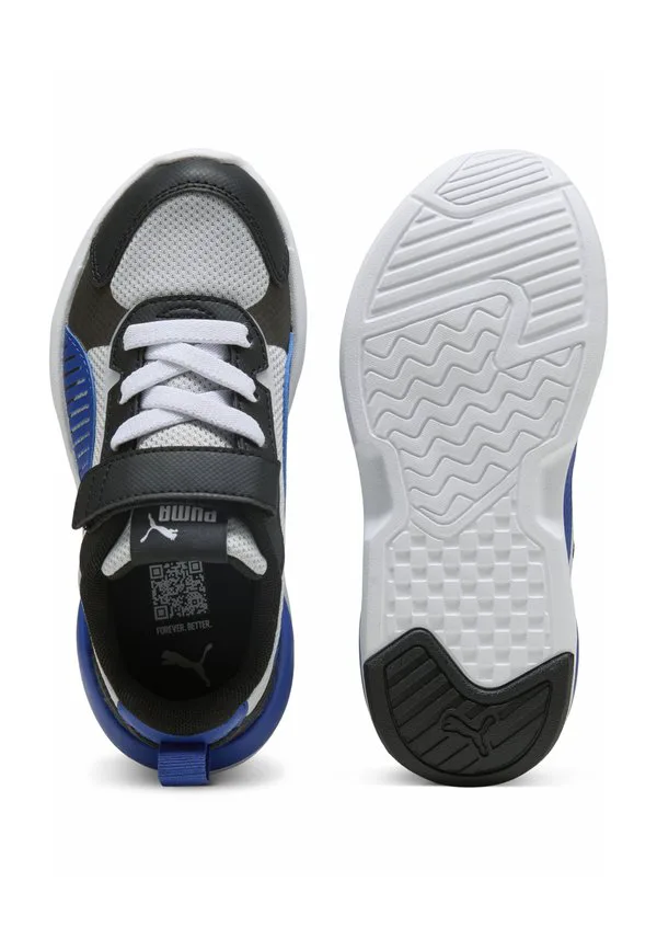 Кроссовки xray 3 Puma, Glacial Gray Vivid Blue Black — фото 3