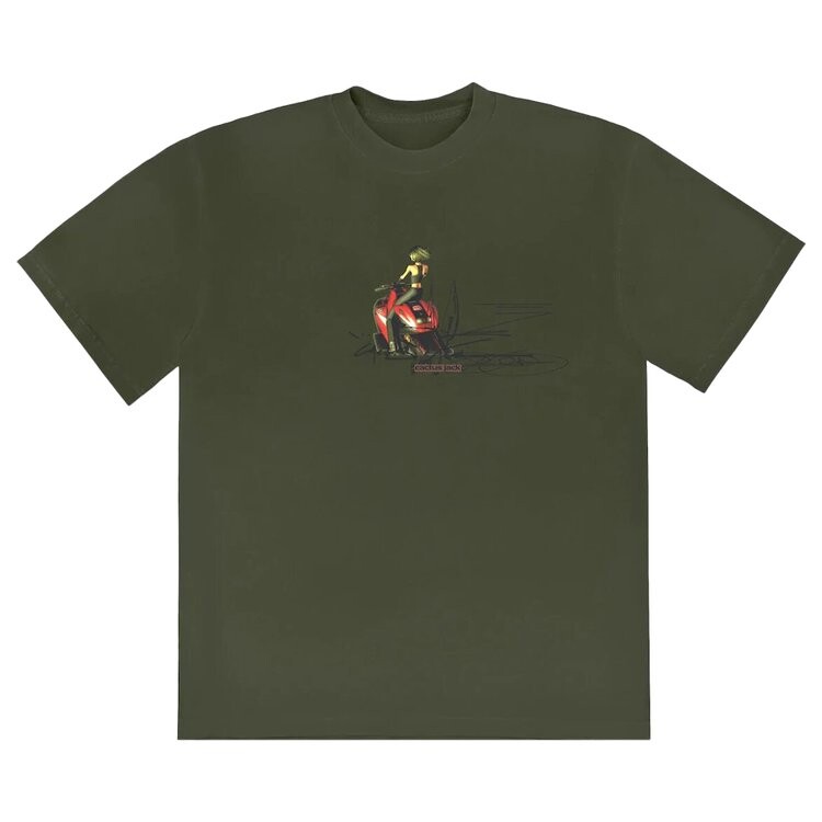 

Футболка Cactus Jack By Travis Scott Cactus Jack by Travis Scott Moto Girl 'Olive', зеленый