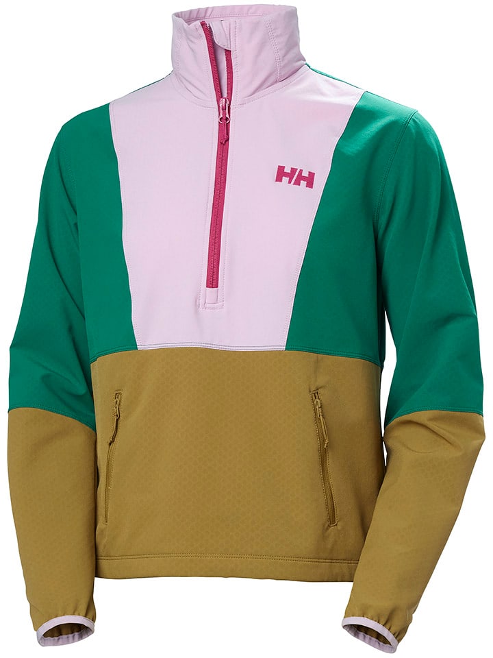 

Куртка софтшелл Cascade Shield Anorak Helly Hansen, цвет grün/rosa/khaki
