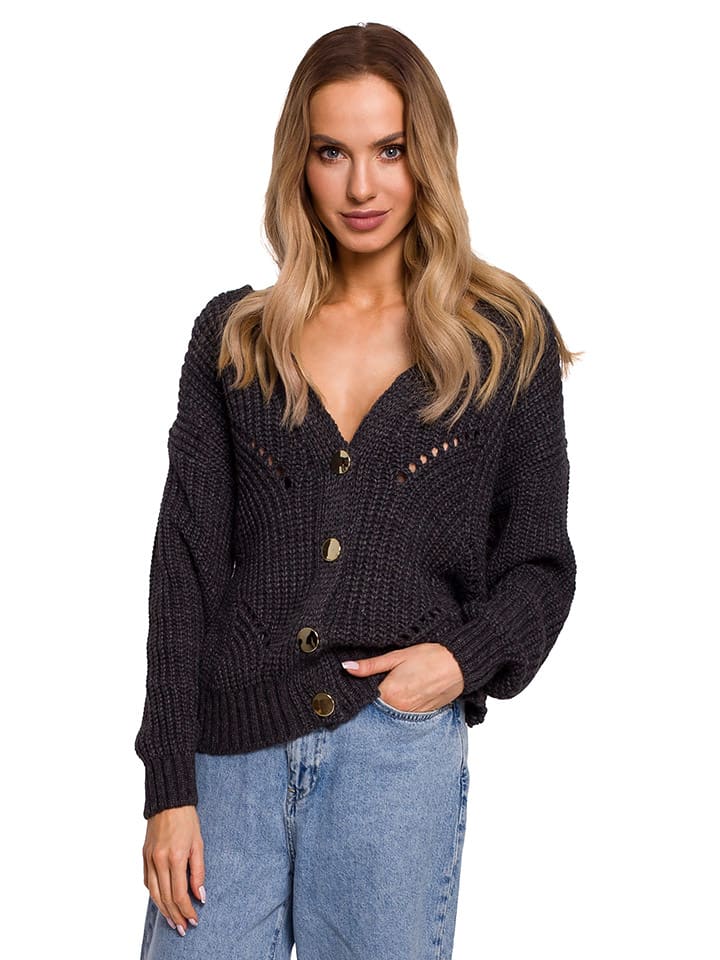 

Made of emotion Кардиган антрацитового цвета