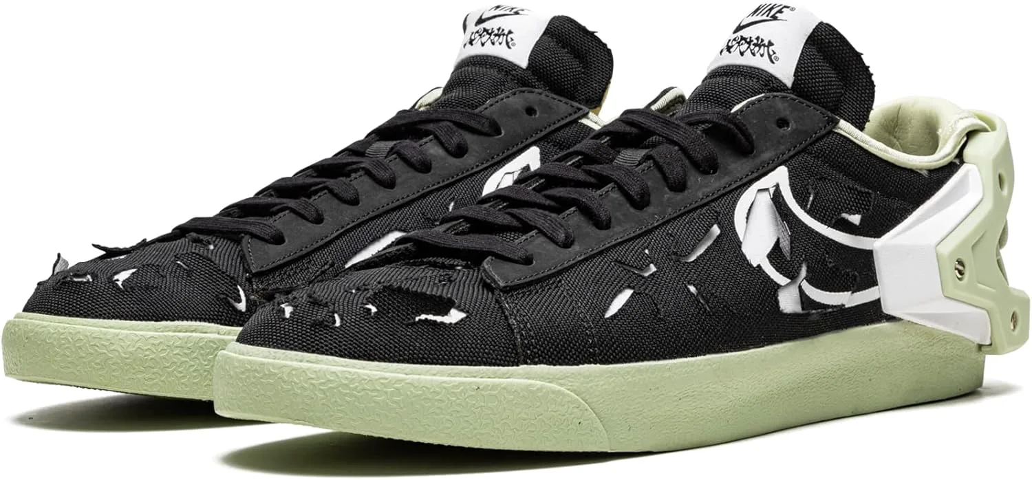 Мужские кроссовки Nike Blazer Low DO9373 001 Acronym Fashion - черные/оливковые, черный/оливковый — фото 3