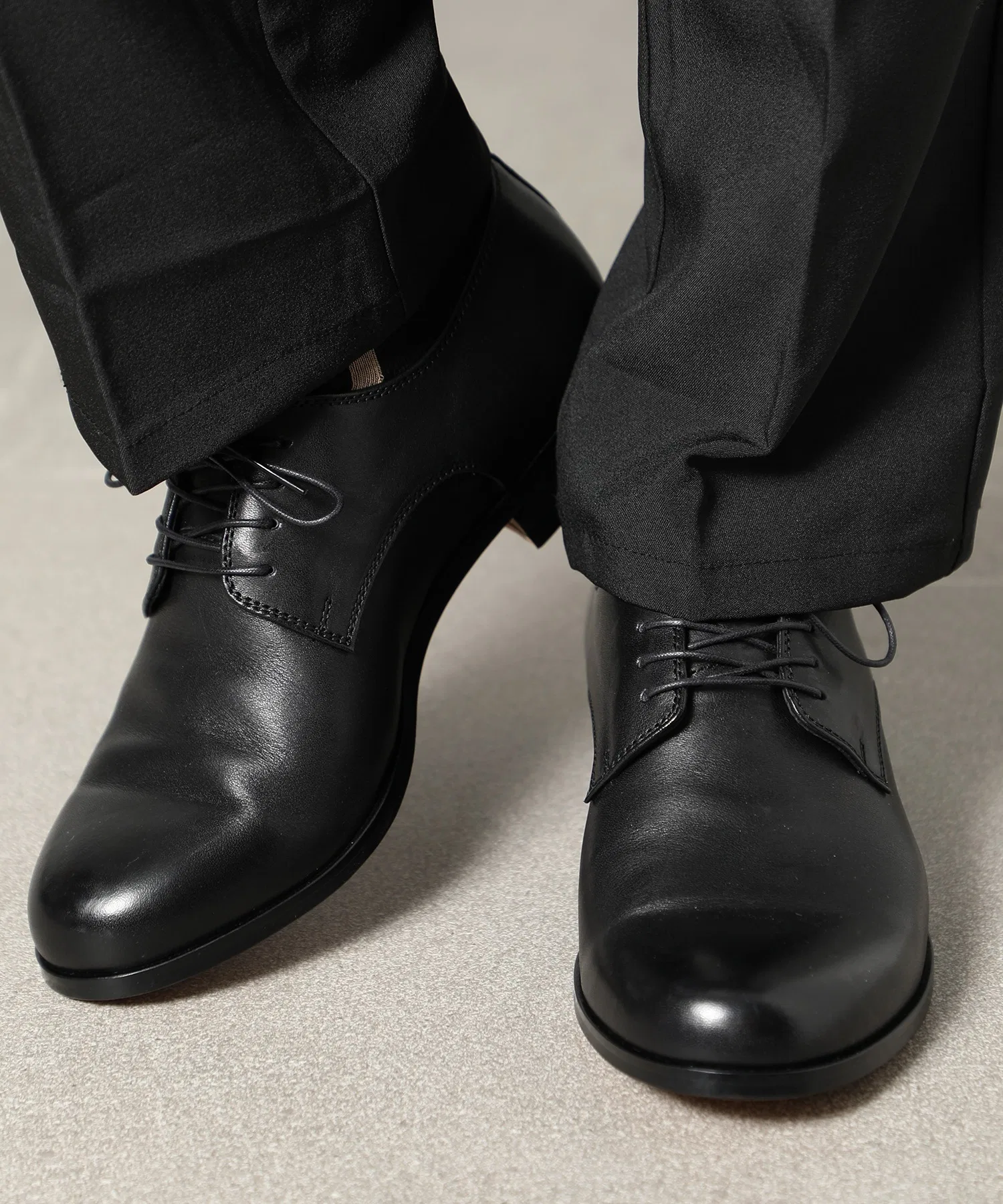 Мужские туфли дерби PADRONE DERBY PLAIN TOE SHOES — фото 3