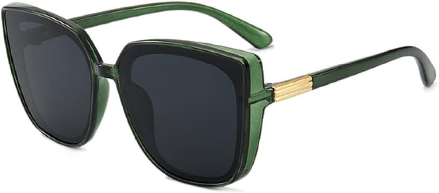 

Женские солнцезащитные очки «кошачий глаз» в винтажном стиле, черные зеркальные, модные, с большой оправой, стильные, сексуальные, с защитой от ультрафиолета UV400 MUTYNE, Green