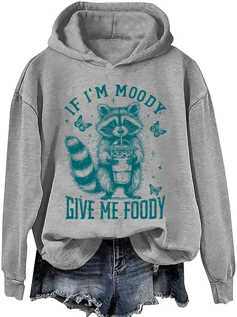 Худи If I'm Moody Give Me Foody — фото 4