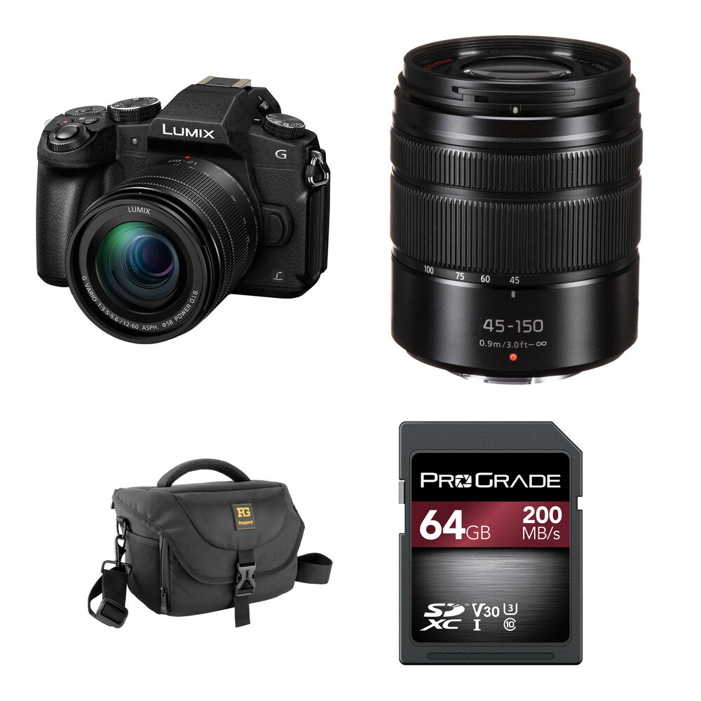 

Беззеркальная камера Panasonic Lumix G85 Mirrorless Camera with 12-60mm f/3.5-5.6 and