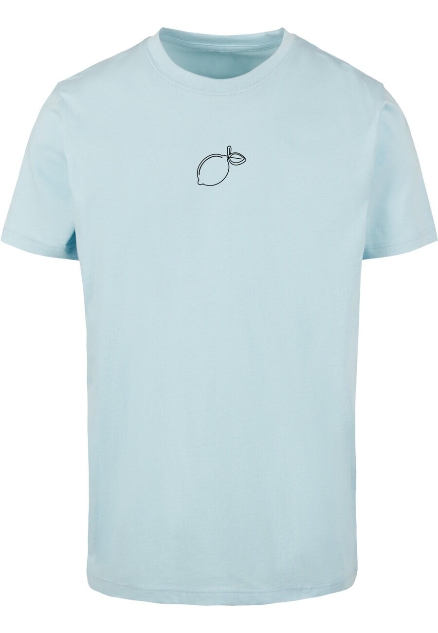 

Классическая футболка Merchcode Shirt Summer - Lemon, светло-синий