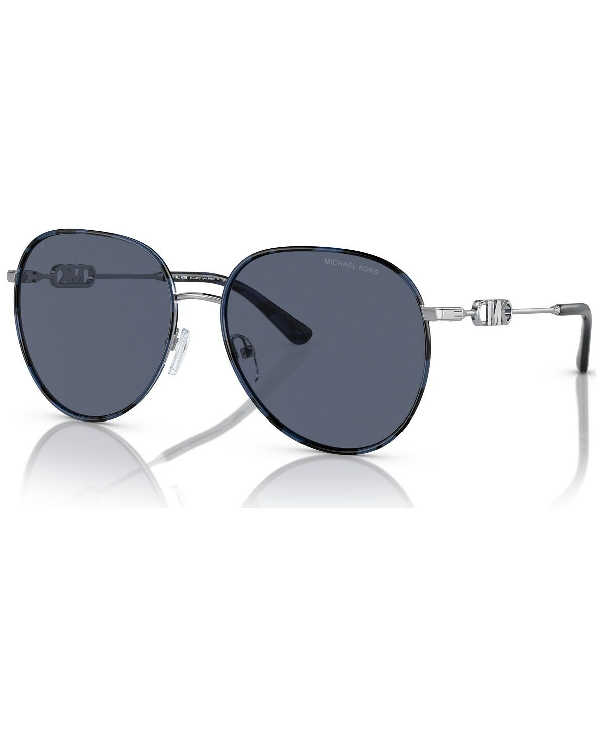 

Женские поляризованные солнцезащитные очки Empire Aviator Michael Kors