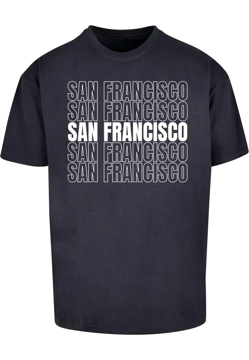 

Футболка Merchcode "Мужская футболка Merchcode San Francisco X Heavy Oversize-BY102", цвет морской волны