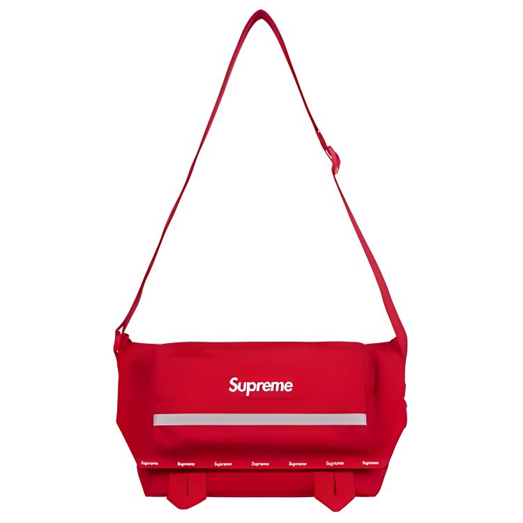 

Supreme Нейлоновая сумка через плечо, сумка через плечо, обычная, унисекс, красная