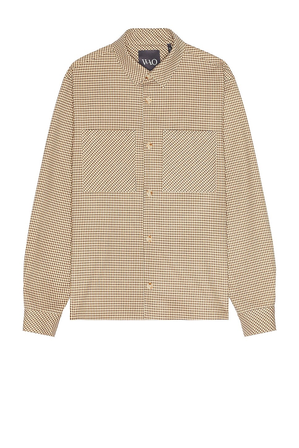 

Рубашка Wao Plaid Jacket, цвет brown & black