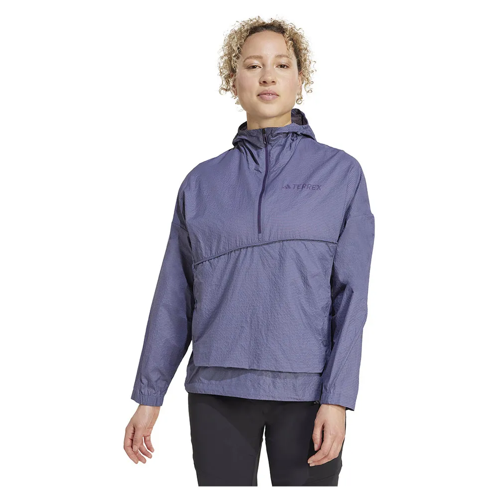 

Куртка adidas Terrex Xploric Wind Anorak, фиолетовый