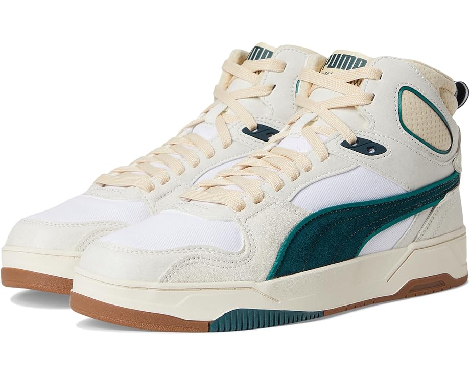 

Кроссовки PUMA Rbd Break Mid Shoes, цвет Vapor Gray/Green Terrain/White