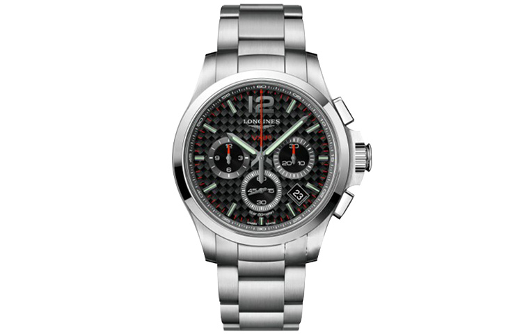 

LONGINES Мужские часы Comcast Collection с кварцевым механизмом, 42 мм, черный циферблат, корпус из нержавеющей стали, браслет из нержавеющей стали