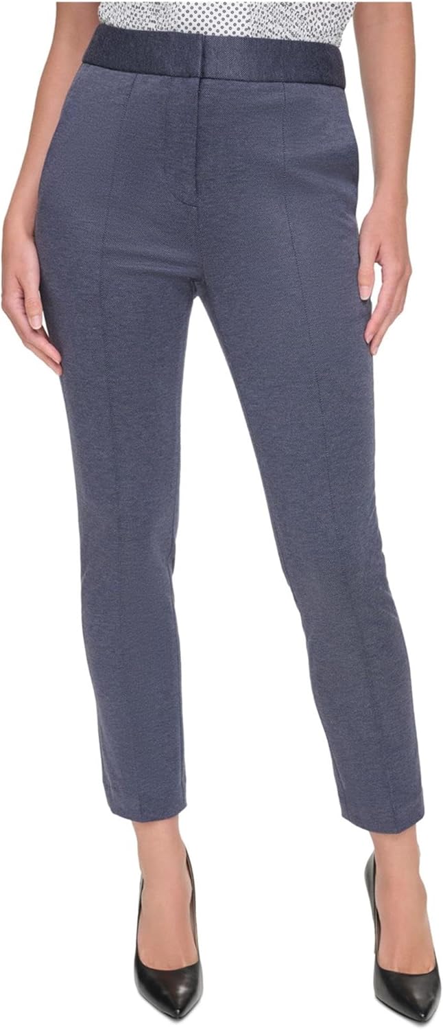 

Женские повседневные брюки Tommy Hilfiger с защипами спереди, Midnight/Multi