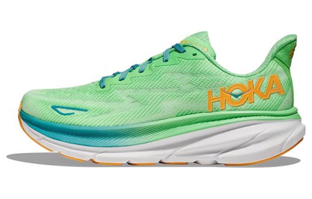 

Кроссовки мужские Clifton 9 с низким верхом, белые/зеленые Hoka One One