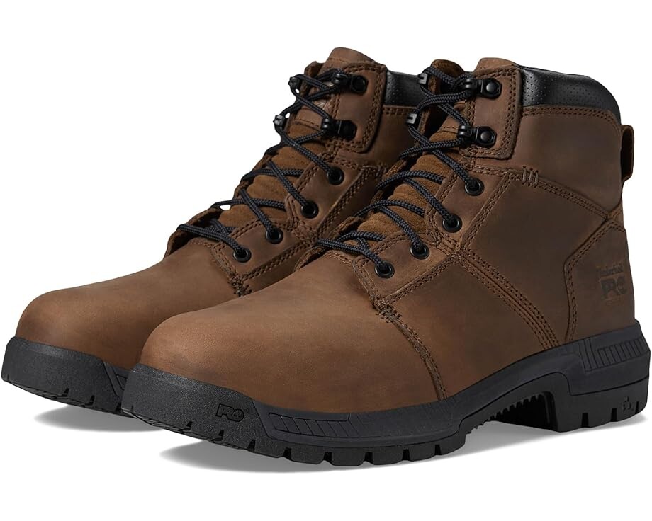 

Ботинки Timberland PRO Montauk 6 Inch Steel Safety Toe, цвет Gaucho Brown
